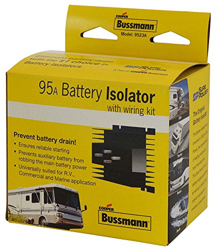 Bussmann RBBI95A 95 Amp Battery Isolator with Wiring Kit
