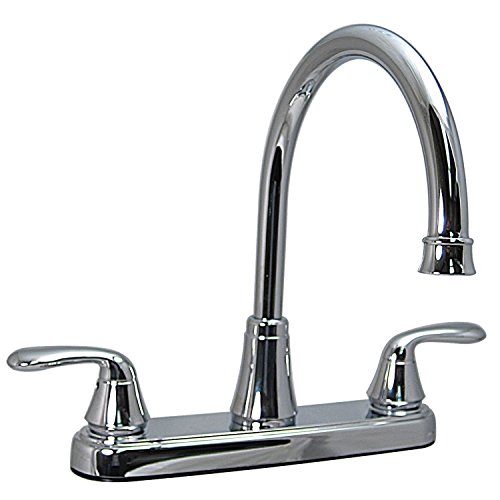 Valterra PF231302 Two-Handle High-Arc Kitchen Faucet Chrome