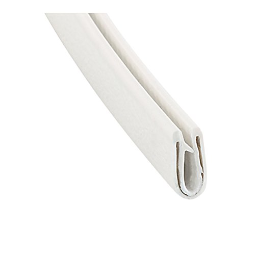AP 018667 Clip-On Trim Seal White 9/16" x 1/4" x 50'