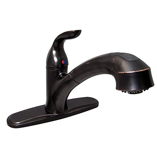 Valterra PF231541 8" Hybrid Kitchen Faucet with Pullout Spout - Oil Rubbed Bronze