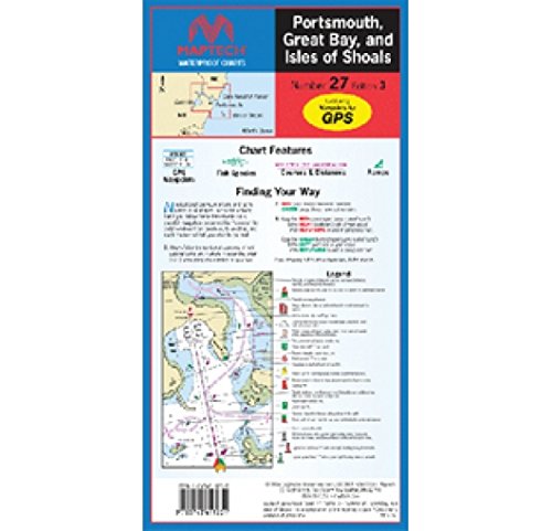 Maptech WPC027-03 Waterproof Chart 27 Portsmouth to Great Bay Islands & Shoals