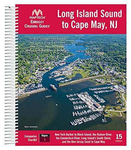 Maptech CGLIS-15 Embassy Cruising Guide Long Island Sound 15th Edition