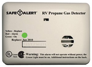 MTI Industries 20-441-P-WT 12V LP Propane Gas Detector White Surface Mount