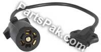 Optronics A-57WH 7-Way Round to 5-Way Flat Trailer Adapter Cable