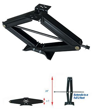Ultra-Fab 48-979006 24in Scissor Jack RV Trailer Stabilizer Single Pack