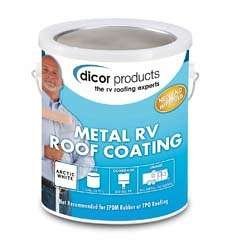 Dicor RP-MRC-1 Elastomeric Roof Coating White 1 Gallon