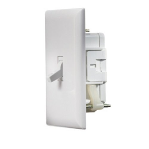 RV Designer S821 Self-Contained White Wall Switch with Cover Plate