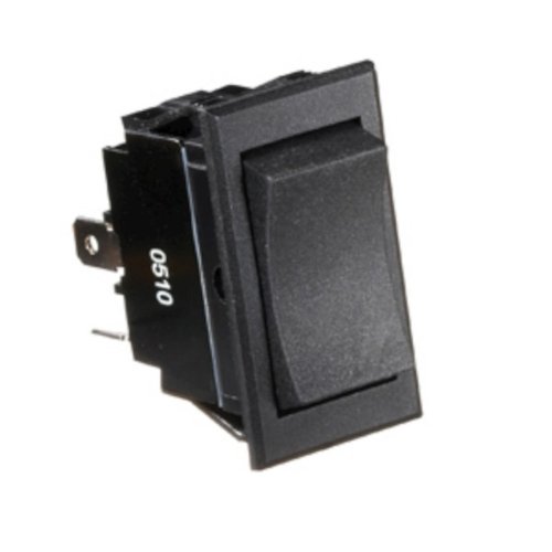 RV Designer S221 Black 20 Amp 4-Terminal Rocker Switch