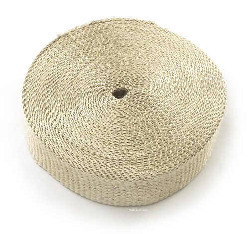 Helix Racing Products 525-2000 Exhaust Wrap 2" x 25 ft Tan