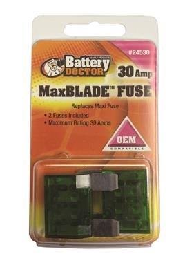WirthCo 24530 Battery Doctor Maxblade Maxi Fuse 30 Amp 2 Pack