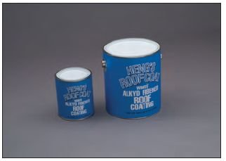 Heng's 47128-4 Elastomeric White Roof Coating - 1 Gallon