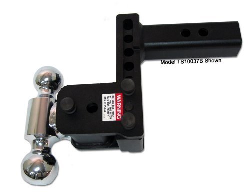 B&W TS20037B Tow & Stow Dual Ball Adjustable Hitch 2-1/2" Receiver