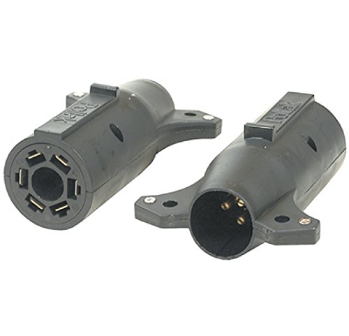 Pollak 12-719EP 7-Way to 6-Way Trailer Wiring Adapter