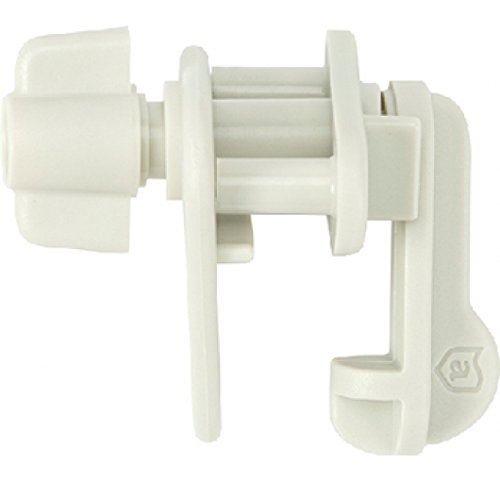 Attwood Marine 11404-6 Universal Pontoon Replacement Gate Latch White