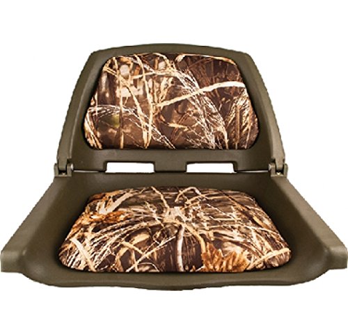 Attwood Marine 98391GNMX Swivl-Eze Padded Folding Boat Seat Camo