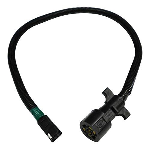 RV Pigtails 40055 7-Way to 6/8-Way Trailer Light Adapter Pigtail for Coleman Pop-Up Campers - 36 Inch