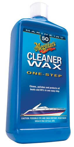 Meguiars M5032 One Step Cleaner Wax 32 oz Marine RV Polish