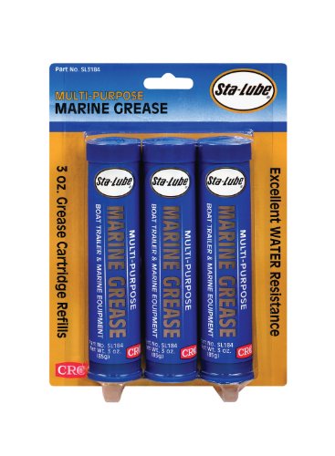 CRC Industries SL3184 Sta-Lube Multi-Purpose Marine Grease 3 oz Cartridge