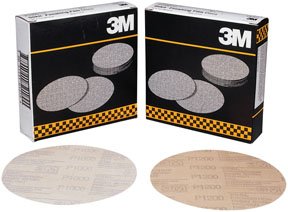 3M 01318 6" Stikit Finish Film Disc P1200 Grit