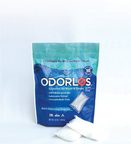 Valterra V77020 Odorlos Dissolving Packets RV Holding Tank Treatment 10-Pack