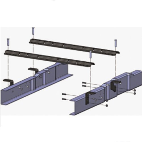 PullRite 2720 ISR Series 20K Universal Fifth Wheel Mounting Kit with Base Rails and Brackets