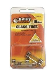 WirthCo 24630 Battery Doctor 30 Amp AGC Glass Fuse 5-Pack