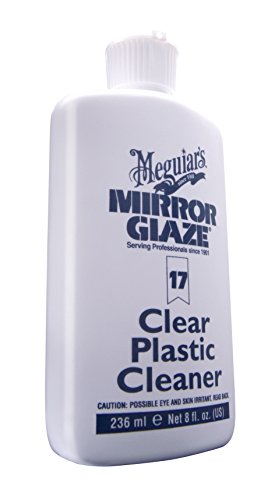 Meguiars M1708 Plastic Cleaner 8oz Bottle for Clear Plastic Surfaces