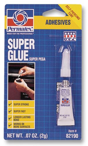 Permatex 82190 Super Glue Fast-Bonding Adhesive