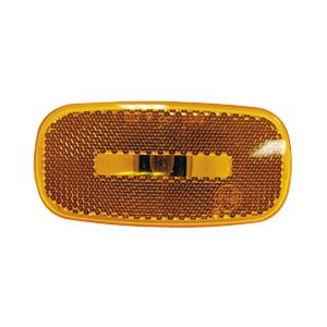 Peterson Fluid V2549A Amber Rectangular Clearance Marker Light with Reflex