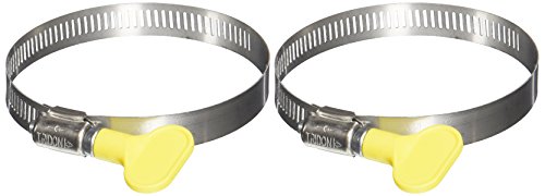 Ideal 5Y04858 SAE #48 Stainless Steel Hose Clamp 2-Pack