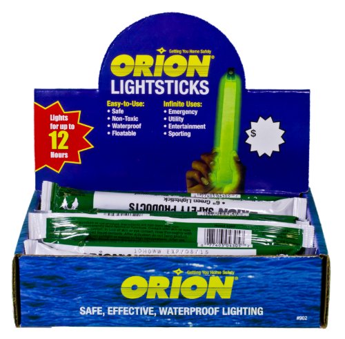 Orion 902 Emergency Safety Light Sticks 6 Inch 24 Pack Display