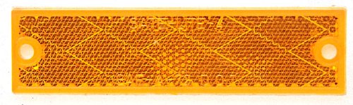 Peterson Fluid V487A Amber Rectangular Reflector Assembly 4-3/8"