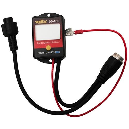 Vexilar DD-100 Digital Depth and Battery Gauge for FL Series Flashers