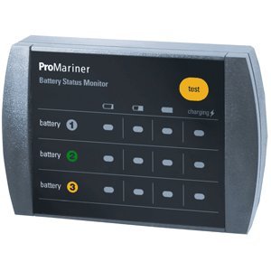 Pro Mariner 51060 Remote Battery Bank Status Indicator with LED Display