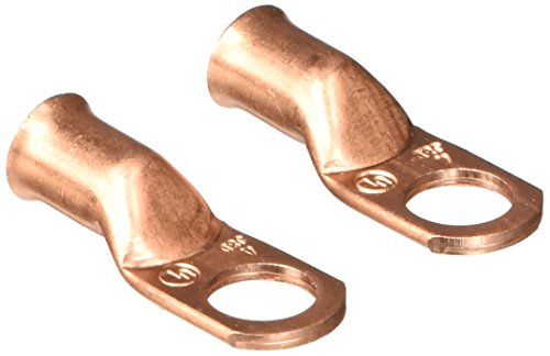 Picture of Wire (East Penn Mfg Co) 00685 Copper Battery Lug 4-6 Gauge 3/8 Inch Stud
