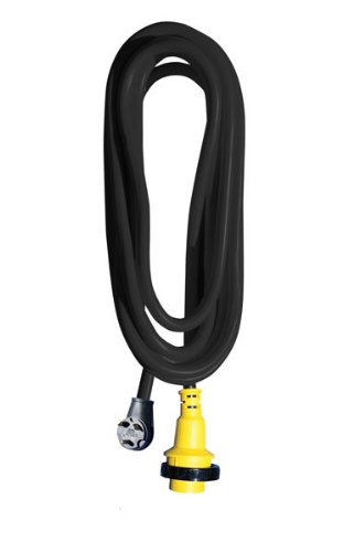 Voltec Industries 16-00586 50 Amp RV Extension Cord with E-Zee Grip Handle and Locking Ring, 25 Feet