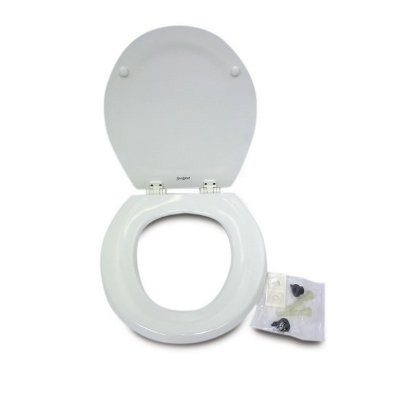 Dometic 385343829 Toilet Seat and Cover Assembly White Elongated