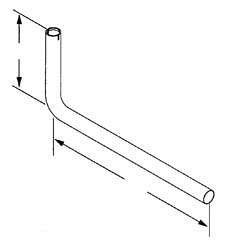 Cummins 155-3481-02 Tail Pipe Kit for Onan RV Generator 26 Inch