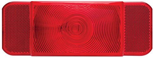 Optronics RVSTB60P Rectangular Stop Turn Tail Light Passenger Side Black Base