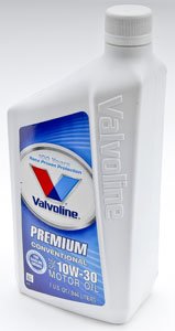 Valvoline 797578 Premium Conventional Motor Oil 10W-30 1 Quart Bottles Case of 6