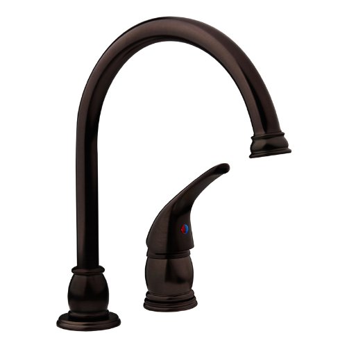 Dura Faucet DFNMK301VB Gooseneck Pedestal Kitchen Faucet Venetian Bronze