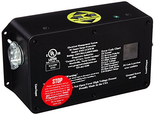 Progressive Industries EMS-LCHW30 Hardwired RV Surge Protector 30 Amp