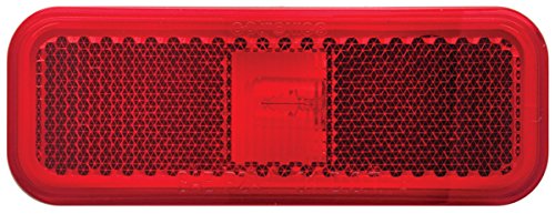Optronics MC44RBP Rectangular Clearance Light Red 4 Inch