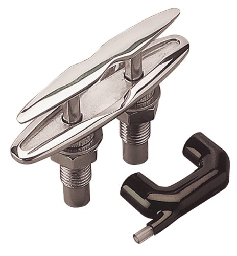 Sea-Dog Line 0414241 Pull-Up Cleat 5-Inch Flush Mount Stainless Steel