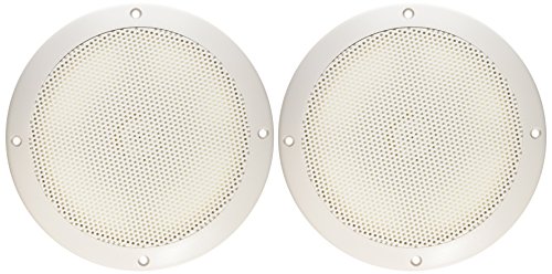 PQN ECO604W 6 Inch Ultra-Slim Marine Speakers White Waterproof