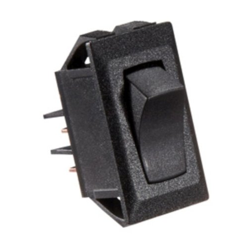 RV Designer S261 Rocker Switch 10 Amp SPST On/Off Black DC