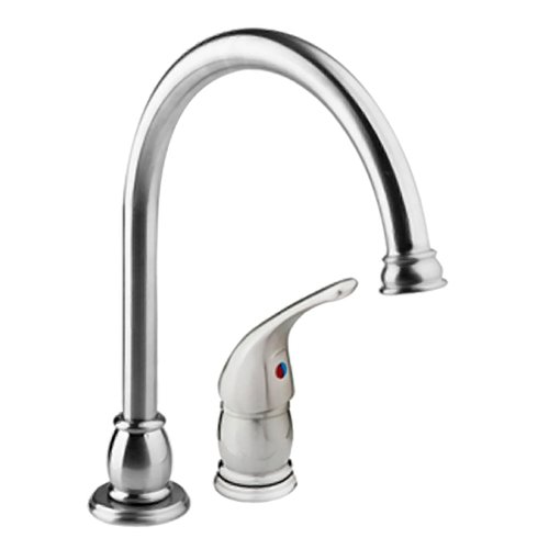 Dura Faucet DFNMK301SN RV Kitchen Faucet with Side Sprayer Brushed Satin Nickel