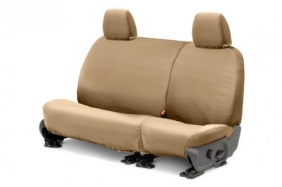 Picture of Covercraft SS8426PCTN Polycotton SeatSaver Custom Seat Cover Second Row - Tan