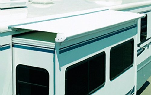 Carefree UQ1650025 SideOut Kover III RV Slide-Out Awning 165" White with Deflector