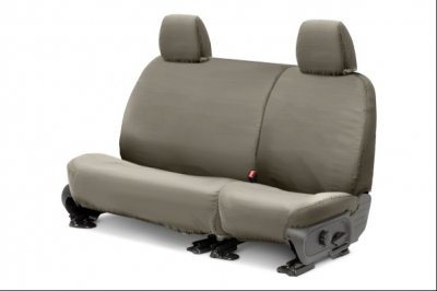 Picture of Covercraft SS8425PCCT Polycotton SeatSaver Custom Second Row Seat Cover Misty - Grey
